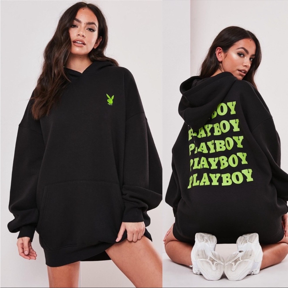 Playboy x misguided oversized hoodie